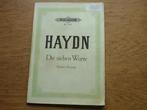 HAYDN - VIERSTIMMIGE GESÄNGE - PARTITUUR, Zang, Klassiek, Ophalen of Verzenden, Zo goed als nieuw