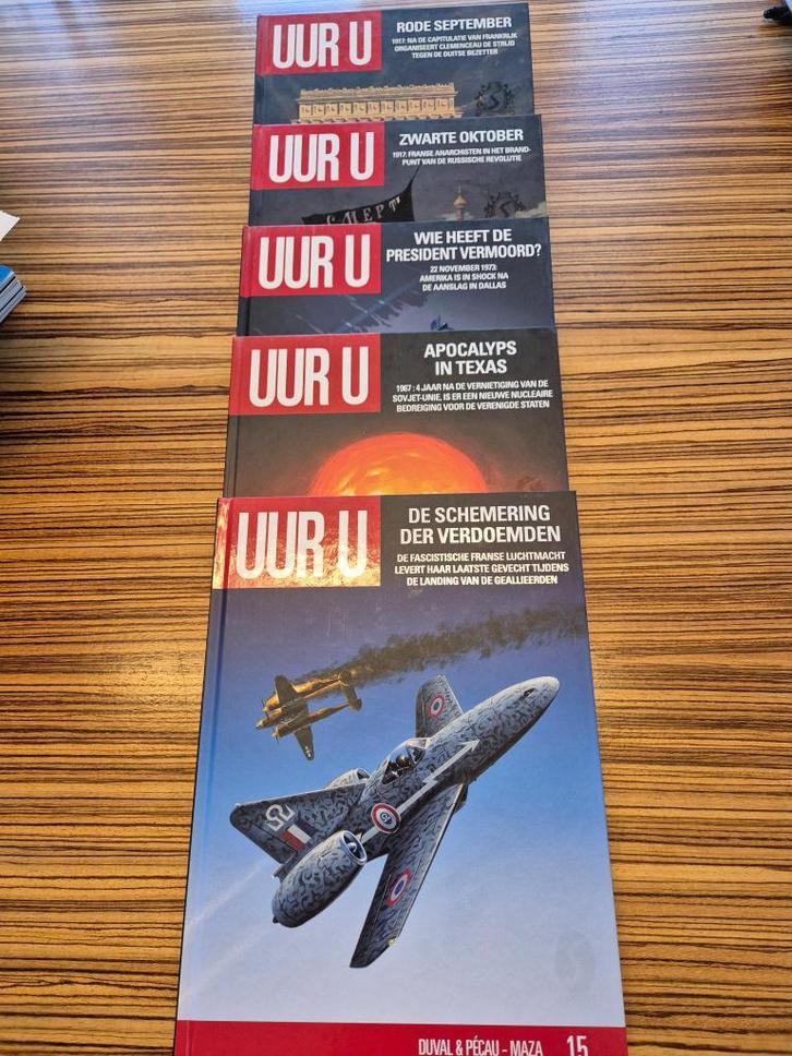 UUR U delen 3,4,5,9 & 15 (1e druk | hardcovers), Boeken, Stripboeken, Zo goed als nieuw, Meerdere stripboeken, Ophalen of Verzenden