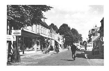 979633 Nunspeet Gld 1960 Dorpsstraat Gelopen met zegel  beschikbaar voor biedingen