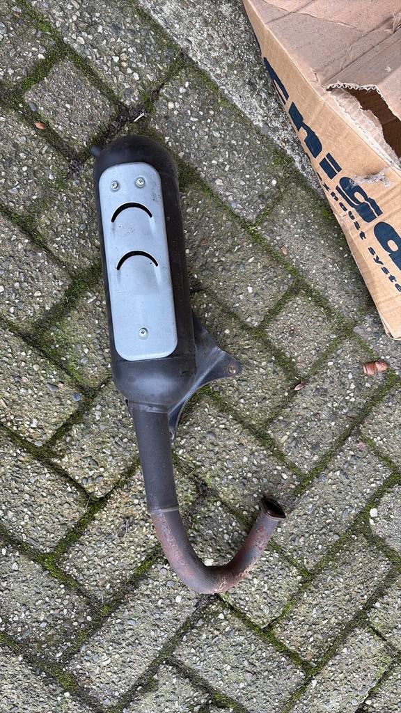 Piaggio 2T Tecnigas Uitlaat gebruikt, Demper, Tecnigas, Uitlaat, Ophalen of Verzenden