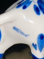 Delfts Blauw Olifant Beeldje - Handgeschilderd, Ophalen of Verzenden, Zo goed als nieuw, Dier