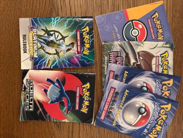 Pokémon Kaarten Rulebooks - Complete Set! beschikbaar voor biedingen
