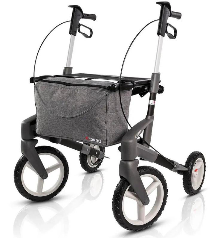 TOPRO ATR Olympos OFFROAD (m) zwart, Diversen, Rollators, Zo goed als nieuw, Lichtgewicht, Opvouwbaar, Ophalen