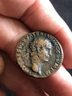 Romeinse munt keizer TRAJANUS Bodemvondst romeins BETUWE !!, Ophalen of Verzenden