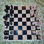 Schaakspel onyx en marmer Azteken Stijl, Een of twee spelers, Ophalen of Verzenden, Zo goed als nieuw