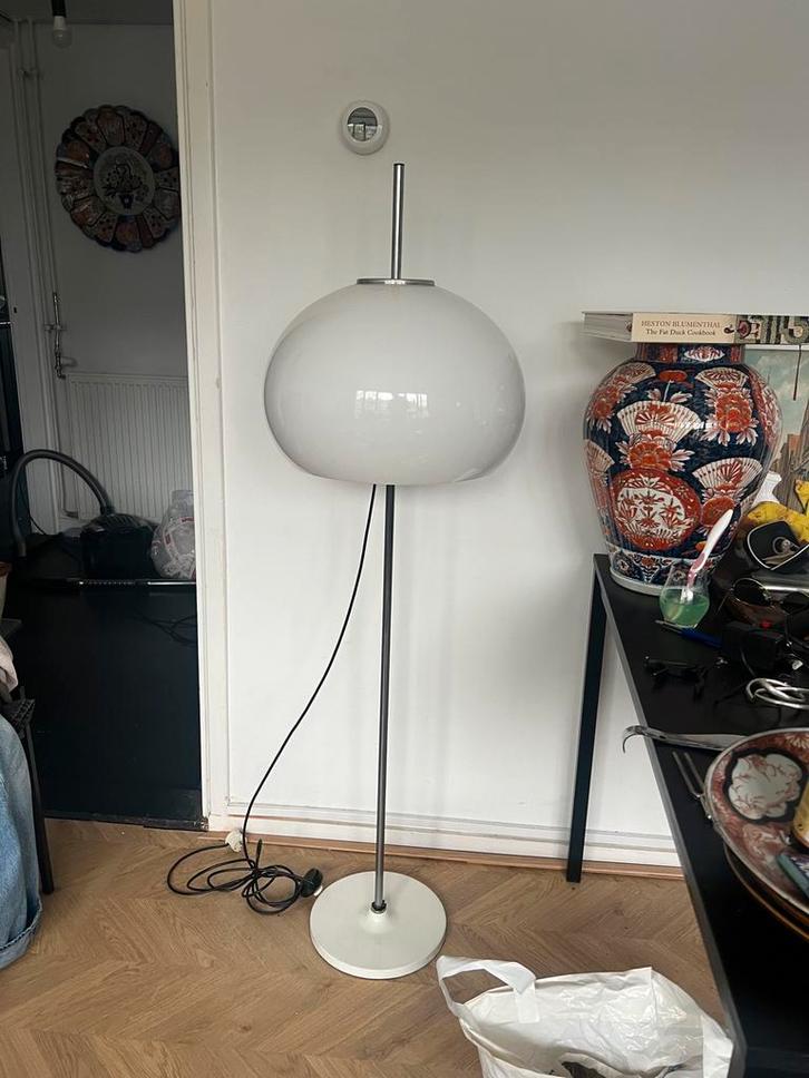 Willem Hagoort Space Age Vloerlamp Jaren 70, Huis en Inrichting, Lampen | Vloerlampen, Gebruikt, 150 tot 200 cm, Metaal, Ophalen of Verzenden