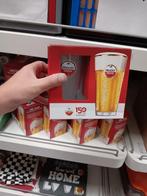 Amstel Bierglazen - 150 Jaar Jubileum - Duo Set, Nieuw, Ophalen of Verzenden, Amstel, A