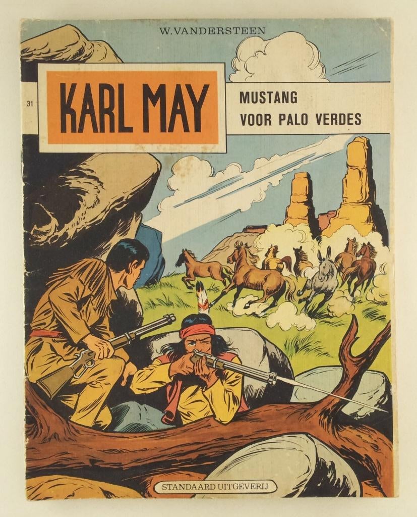 Vandersteen, W. - Mustang voor Palo Verdes / Karl May 31, Eén stripboek, Verzenden, Gelezen