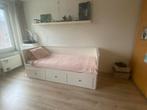 IKEA Hemnes  Bedbank - Uitschuifbaar + Opberglades, Huis en Inrichting, Eenpersoons, Wit, Ophalen of Verzenden, 80 cm
