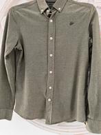 Overhemd blouse maat 98/104 blauw en groen kersttip, Kinderen en Baby's, Kinderkleding | Maat 98, Overhemd of Blouse, Ophalen of Verzenden