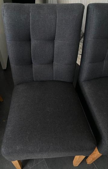 Eetkamer stoelen antraciet 2 stuks beschikbaar voor biedingen