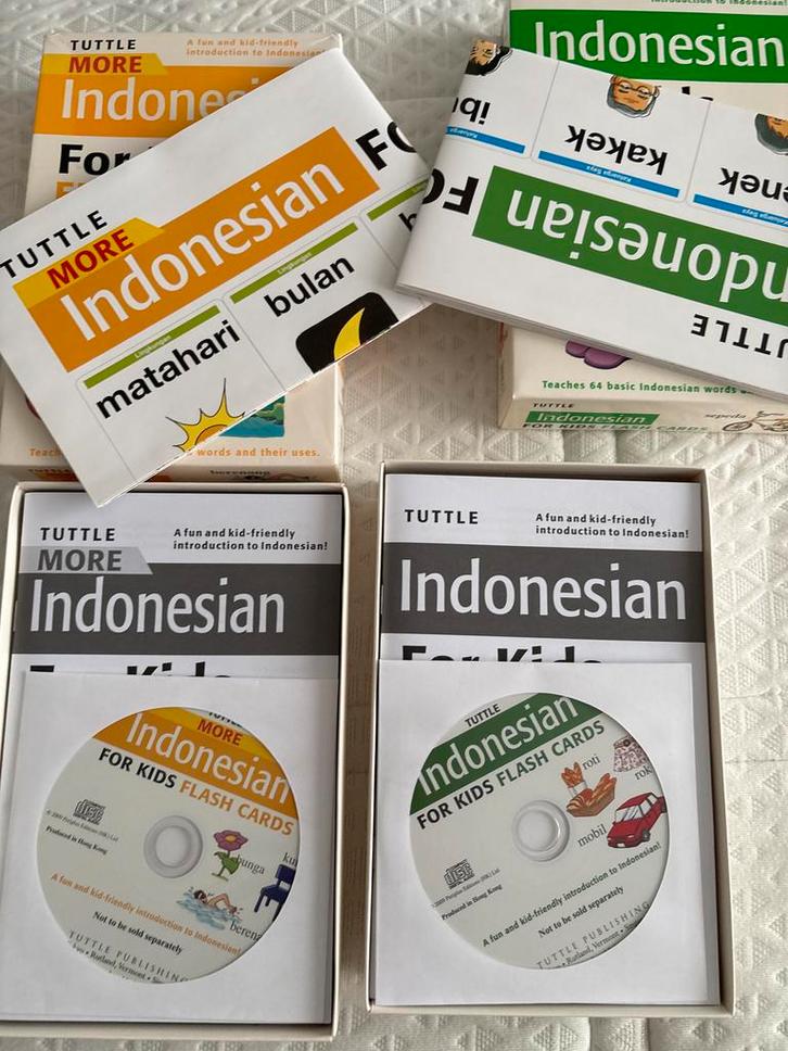 2 DVD-boxen Indonesisch leren + Flashcards & CD - Nieuw!, Boeken, Studieboeken en Cursussen, Nieuw, Niet van toepassing, Ophalen of Verzenden