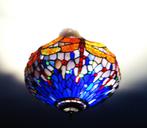 Tiffany lamp Kroonluchter B55 glas in lood✨💎😍👀🤗, Huis en Inrichting, Lampen | Kroonluchters, Tiffany, Gebruikt, Ophalen of Verzenden