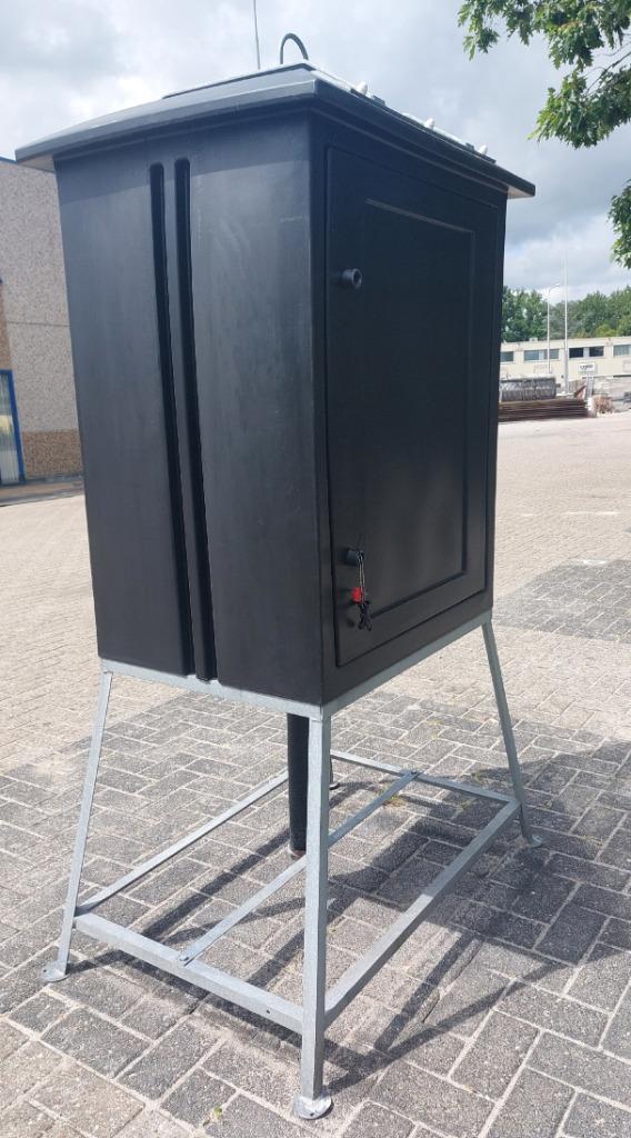 Dubbelzijdige bouwmeterkast, kunststof/gegalvaniseerd metaal, Doe-het-zelf en Verbouw, Overige Doe-het-zelf en Verbouw, Zo goed als nieuw
