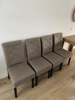 Eetkamer stoelen 4 stuks, Huis en Inrichting, Stoelen, Ophalen, Gebruikt, Overige kleuren, Vier