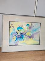 Aquarel Joop van Rees in degelijke lijst met glas, Antiek en Kunst, Ophalen