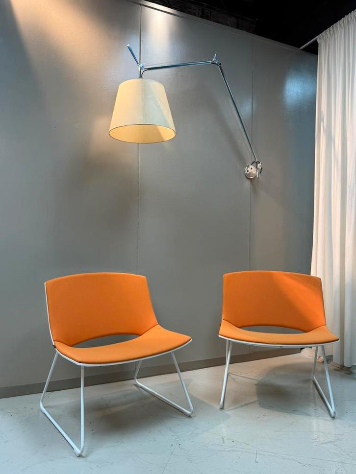 Ennea Design | lounge stoelen | set |, Huis en Inrichting, Fauteuils, Gebruikt, 75 tot 100 cm, Ophalen of Verzenden