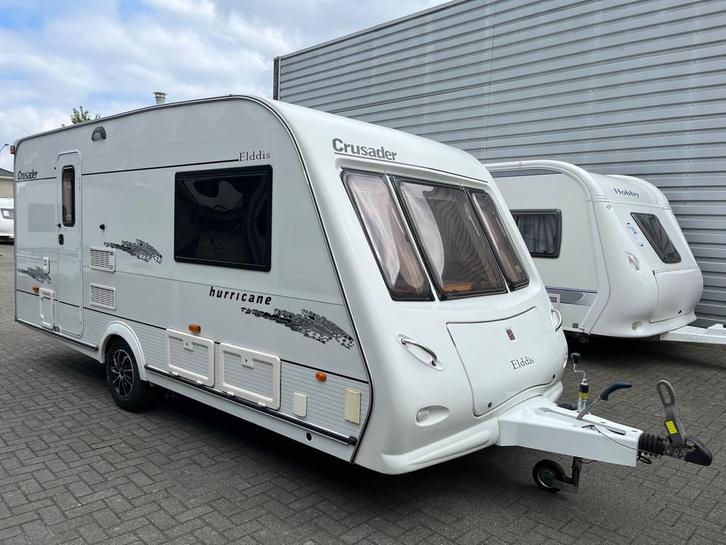 Elddis Crusader 470 VERKOCHT, Caravans en Kamperen, Caravans, Bedrijf, tot en met 2, 1000 - 1250 kg, Elddis, 6 tot 7 meter, Airco