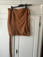 Suède Wikkelrokje, Bruin, Zo goed als nieuw, Boven de knie, Ophalen