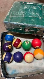 Setje biljart ballen, Ophalen of Verzenden, Zo goed als nieuw, Keu of Ballen