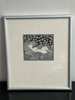 Trille 99 Aparte pen tekening Naakt model oosters 20/23 cm, Ophalen of Verzenden