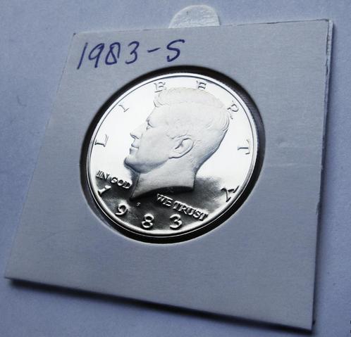 * 1983-S  - USA - Half Dollar Kennedy  -  KWALITEIT  **PR-UC, Postzegels en Munten, Munten | Amerika, Losse munt, Noord-Amerika