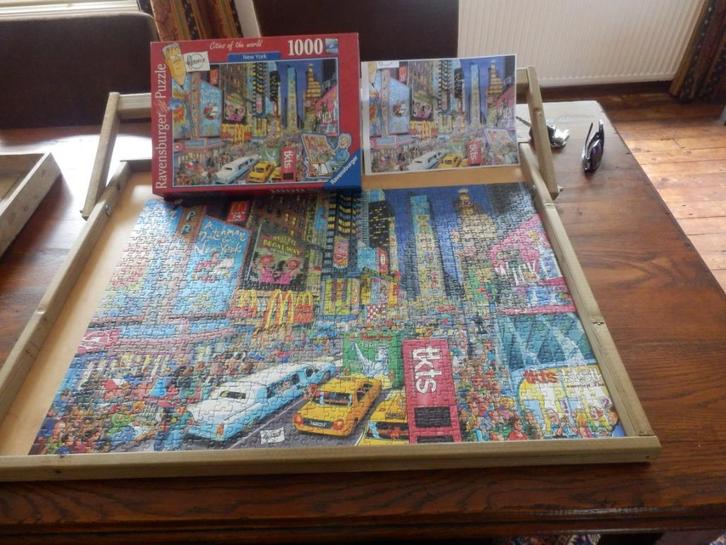 RAVENSBURGER puzzel +++++++ CITIES OF THE WORLD New York,, Hobby en Vrije tijd, Denksport en Puzzels, Zo goed als nieuw, Legpuzzel