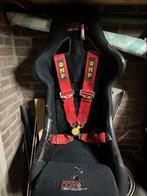 OMP 4 punt gordel gratis kuipstoel, Auto diversen, Autosport-onderdelen, Ophalen of Verzenden, Gebruikt