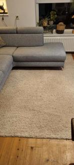 Crème vloerkleed 190x280 cm, Huis en Inrichting, Stoffering | Tapijten en Kleden, Ophalen, 150 tot 200 cm, 200 cm of meer, Zo goed als nieuw