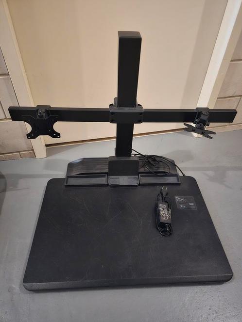 Elektrisch Verstelbare Monitorstandaard /werktafel, Audio, Tv en Foto, Televisiebeugels, Gebruikt, Ophalen of Verzenden