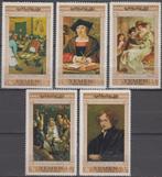 Schilderijen op serie Yemen (Y.A.R.) Michel 582/586 postfris, Postzegels en Munten, Postzegels | Thematische zegels, Ophalen of Verzenden