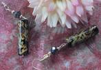 handwerk oorbellen, Overige materialen, Hangers, Bruin, Verzenden