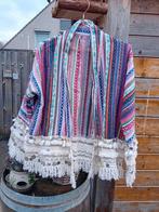 Kleurrijk vest/jasje met franjes, India look, Maat 38/40 (M), Overige kleuren, Nieuw, Ophalen of Verzenden
