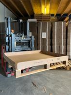 palletdeksel golfkarton blokpallet, Ophalen