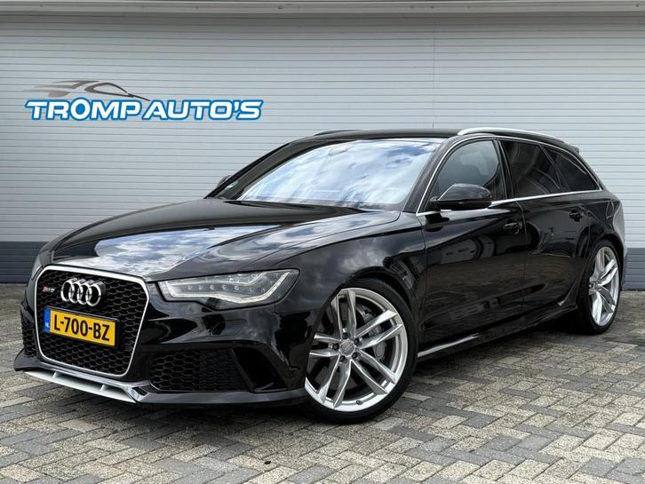 Audi RS6 Avant 4.0 TFSI Quattro|KERAMISCH|ALCANTARA HEMEL|BO, Auto's, Audi, Bedrijf, Te koop, RS6, 4x4, ABS, Achteruitrijcamera