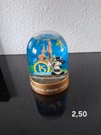 Disney schudbol snowglobe 15 jaar disneyland, Verzamelen, Ophalen, Mickey Mouse, Beeldje of Figuurtje