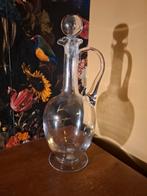 Glazen karaf met stop, Antiek en Kunst, Antiek | Glas en Kristal, Ophalen of Verzenden