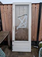 Buitendeur linksdraaiend 83x211 (kapot glas), Doe-het-zelf en Verbouw, Deuren en Horren, Ophalen, Gebruikt, 200 tot 215 cm, Glas