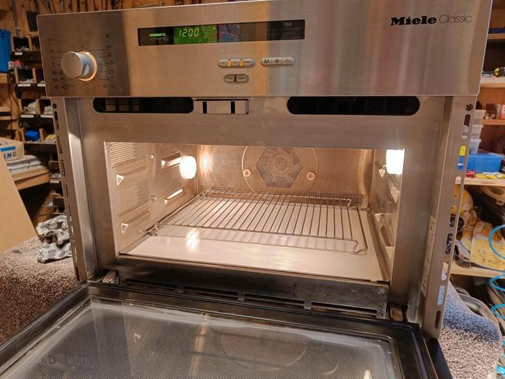 Nette Miele combi magnetron oven inbouw, Witgoed en Apparatuur, Ovens, Zo goed als nieuw, Inbouw, Oven, 45 tot 60 cm, 60 cm of meer