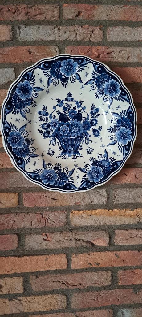 Delfts blauw wandbord Royal Goedewaagen, Antiek en Kunst, Antiek | Wandborden en Tegels, Ophalen