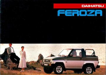 Folder Daihatsu Feroza 1991 beschikbaar voor biedingen