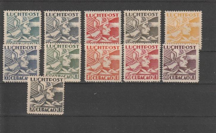 Curaçao 1931. NVPH LP4 t/m LP14, Ongebruikt., Postzegels en Munten, Postzegels | Nederlandse Antillen en Aruba, Postfris, Verzenden