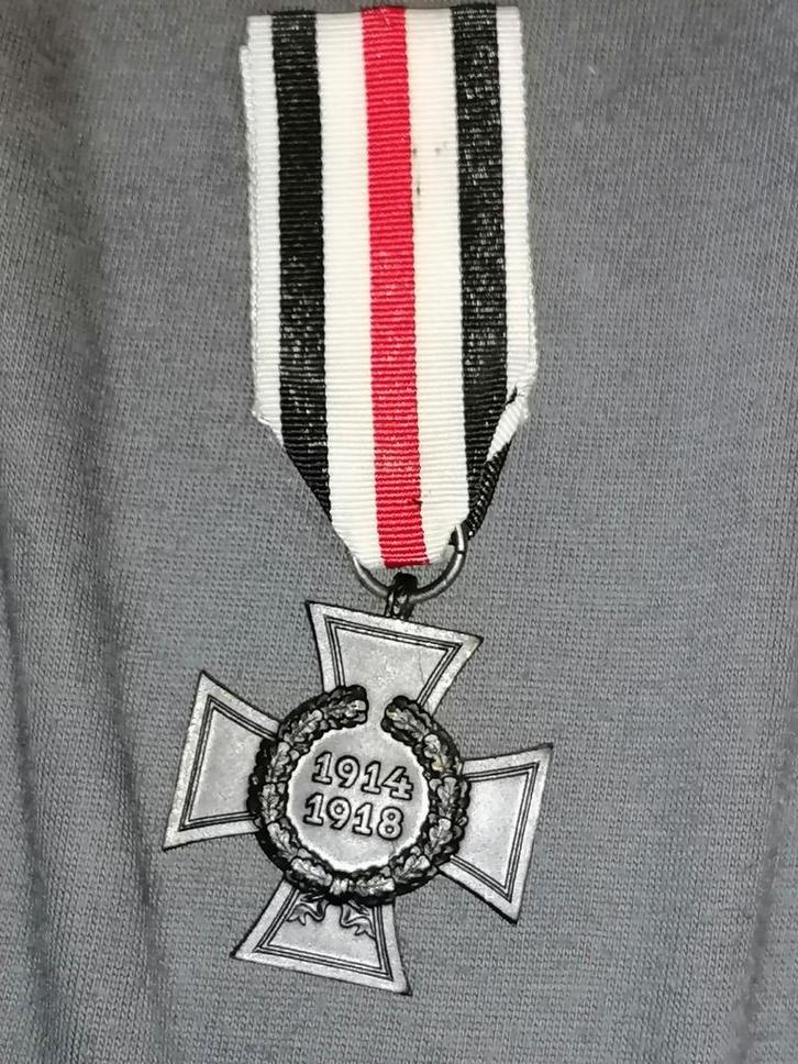 Weduwe kruis WO1, Verzamelen, Militaria | Tweede Wereldoorlog, Lintje, Medaille of Wings, Duitsland, Ophalen of Verzenden