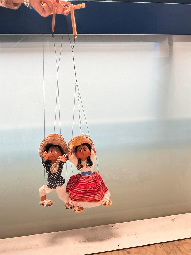 Mexicaanse Marionetten Poppen Set, Antiek en Kunst, Antiek | Speelgoed, Ophalen of Verzenden