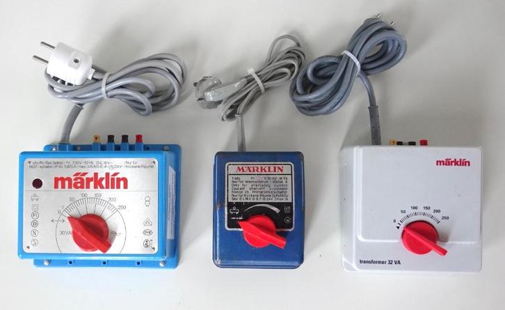 3 Marklin transformatoren - met kwaaltjes, Hobby en Vrije tijd, Modeltreinen | H0, Gebruikt, Transformator of Voeding, Wisselstroom