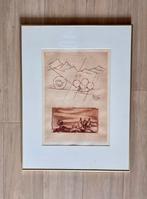 Jan Montyn - Ets Toscane 1988 (2x), Antiek en Kunst, Ophalen