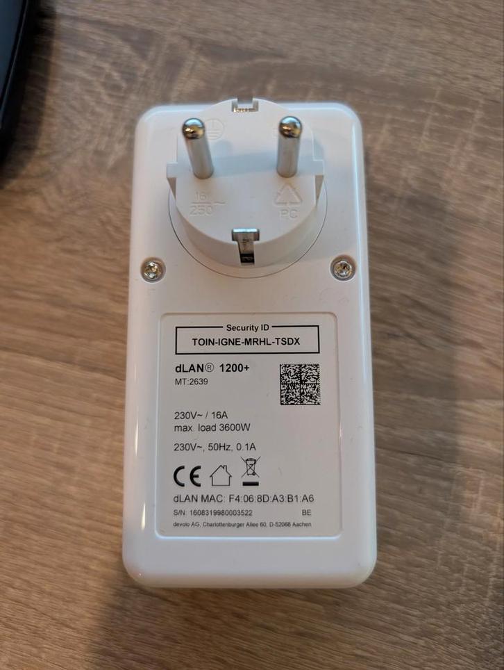 Complete Devolo dLAN Powerline Set (1200+ & 500 Wifi), Computers en Software, Powerlines, Zo goed als nieuw, Ophalen of Verzenden