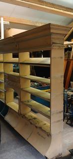 Unieke oude grutter kast met mooi details in orginele kleur, Ophalen, Zo goed als nieuw, 25 tot 50 cm