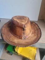 Vintage leren cowboyhoed crocodile dundee Small heren, Hoed, Croco, Nederland, J