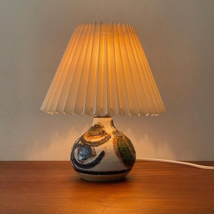 Søholm Stentøj LAMP Cactus serie Bornholm Denmark MidCentury, Huis en Inrichting, Lampen | Tafellampen, Gebruikt, Minder dan 50 cm